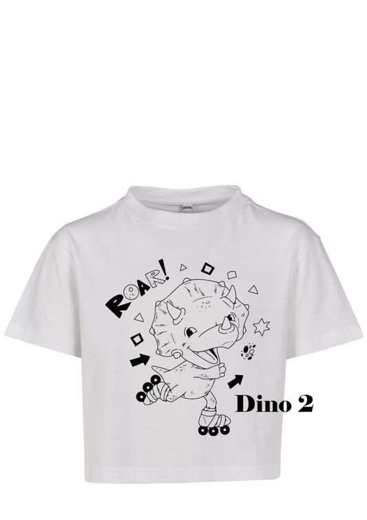 Girls Cropped TShirt zum selbst bemalen - 22 verschiedene Designs