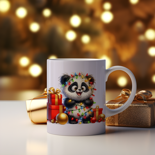 Tasse mit verschiedenen Weihnachtsdesigns