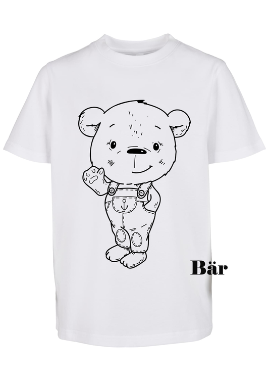 Kinder Shirt zum selbst bemalen - 23 verschiedene Designs
