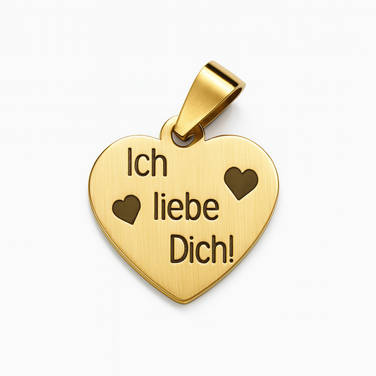Kettenanhänger Herz inkl. Gravur