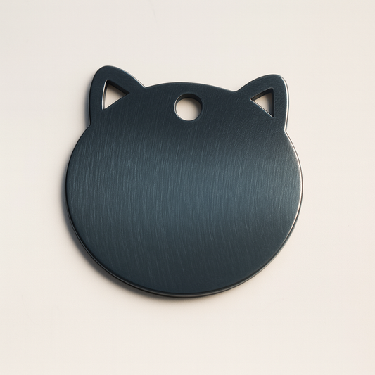 🐾 Personalisierbare Katzen-Anhänger – Edelstahl