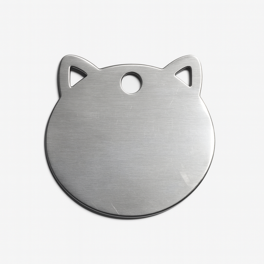🐾 Personalisierbare Katzen-Anhänger – Edelstahl